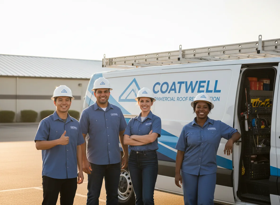 Commercial roof coating company in Moulton, TX
